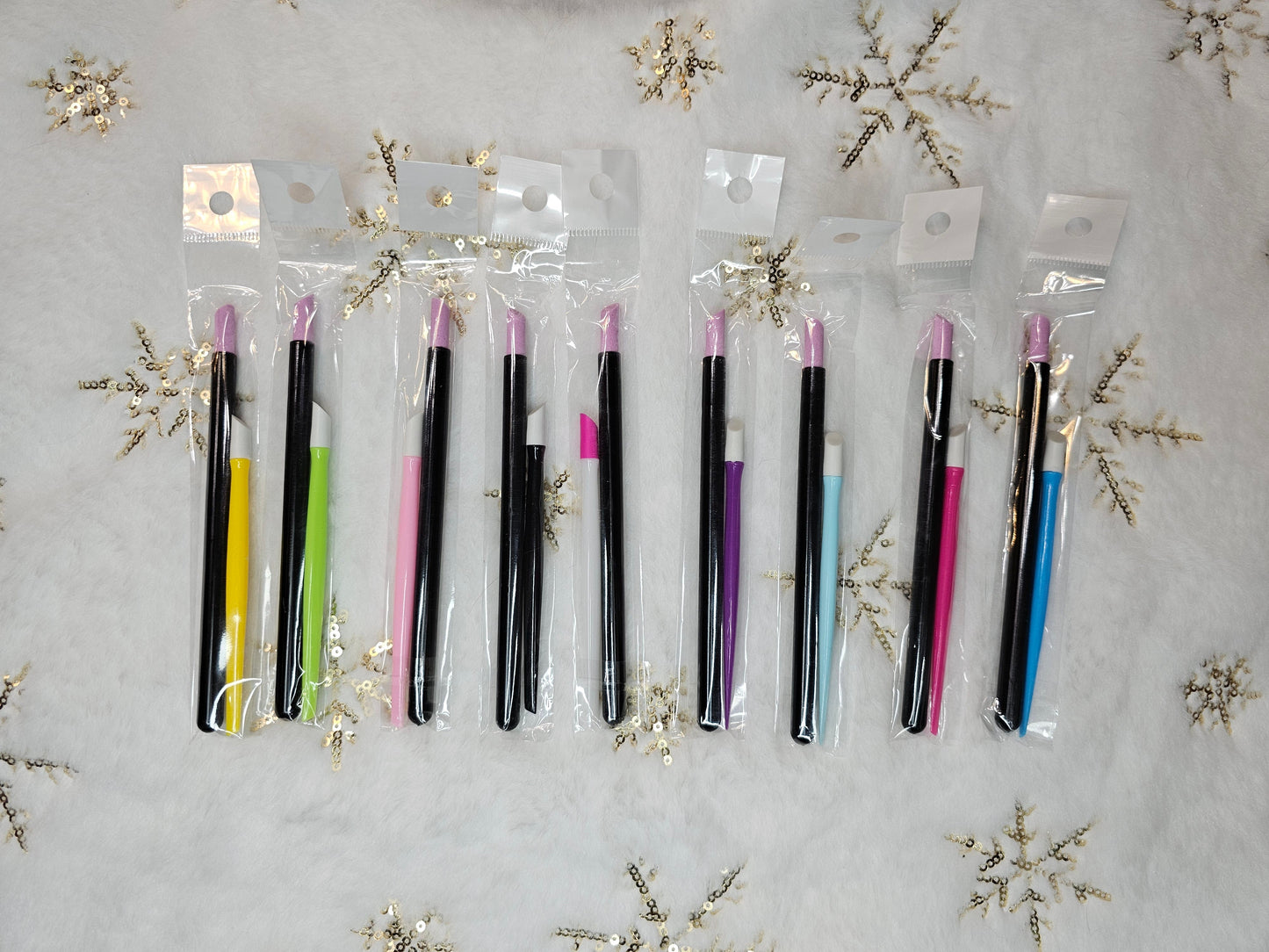 2-Pack Quartz Cuticle Pusher & Rubber Cuticle Tools