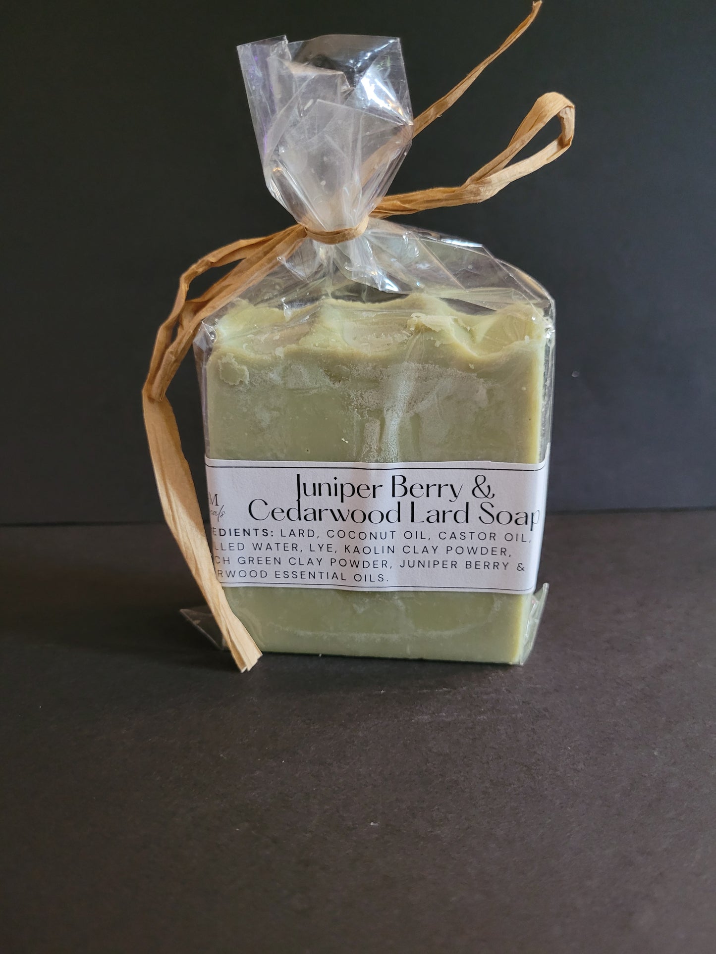 Juniper Berry & Cedarwood Lard Soap - J&M Botanicals