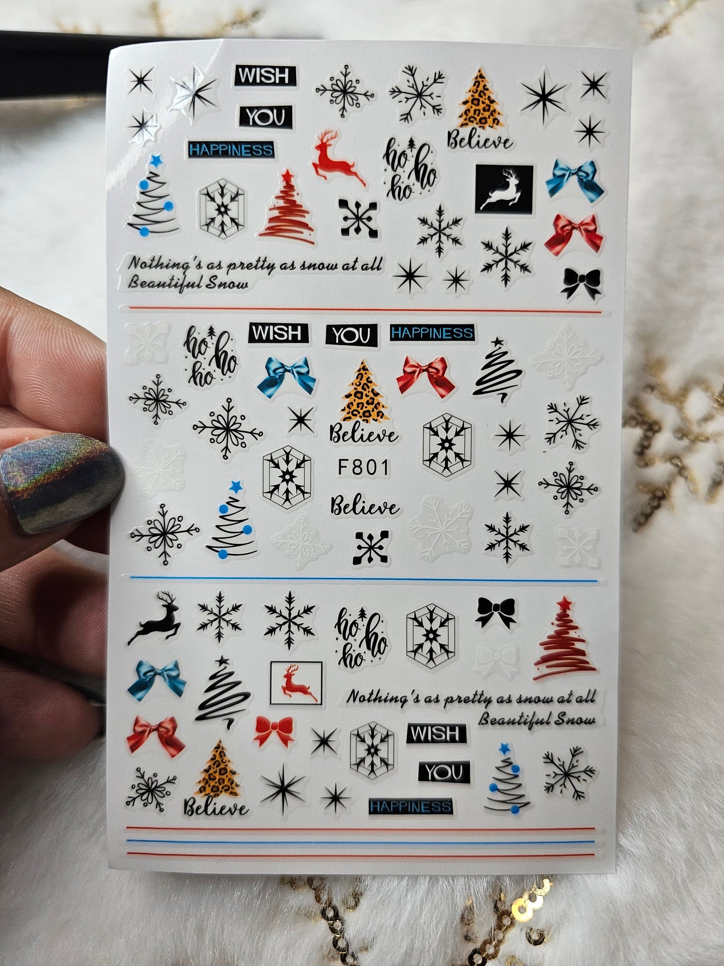 3-Pack of Holiday Stickers