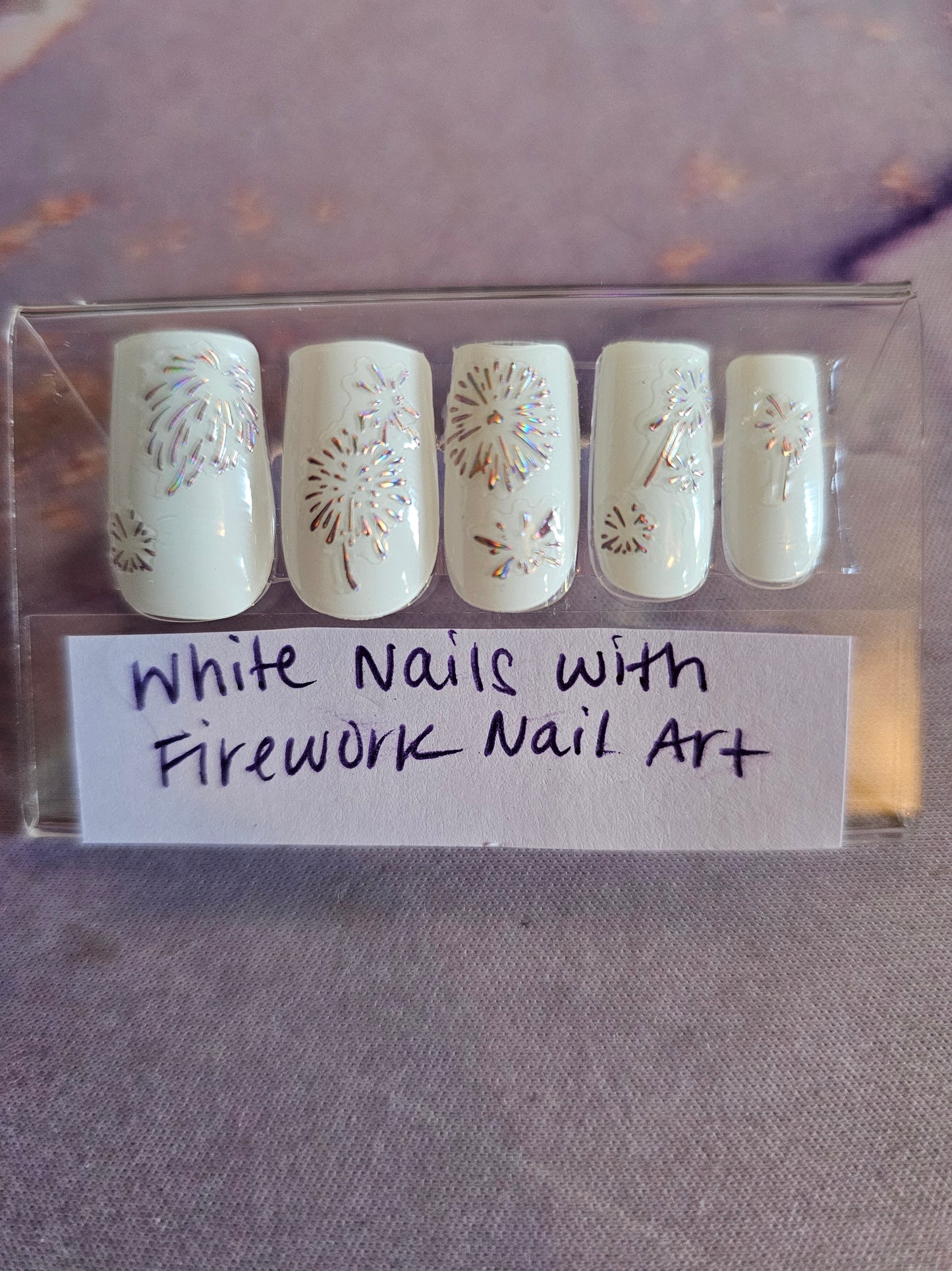 Firework Nail Art