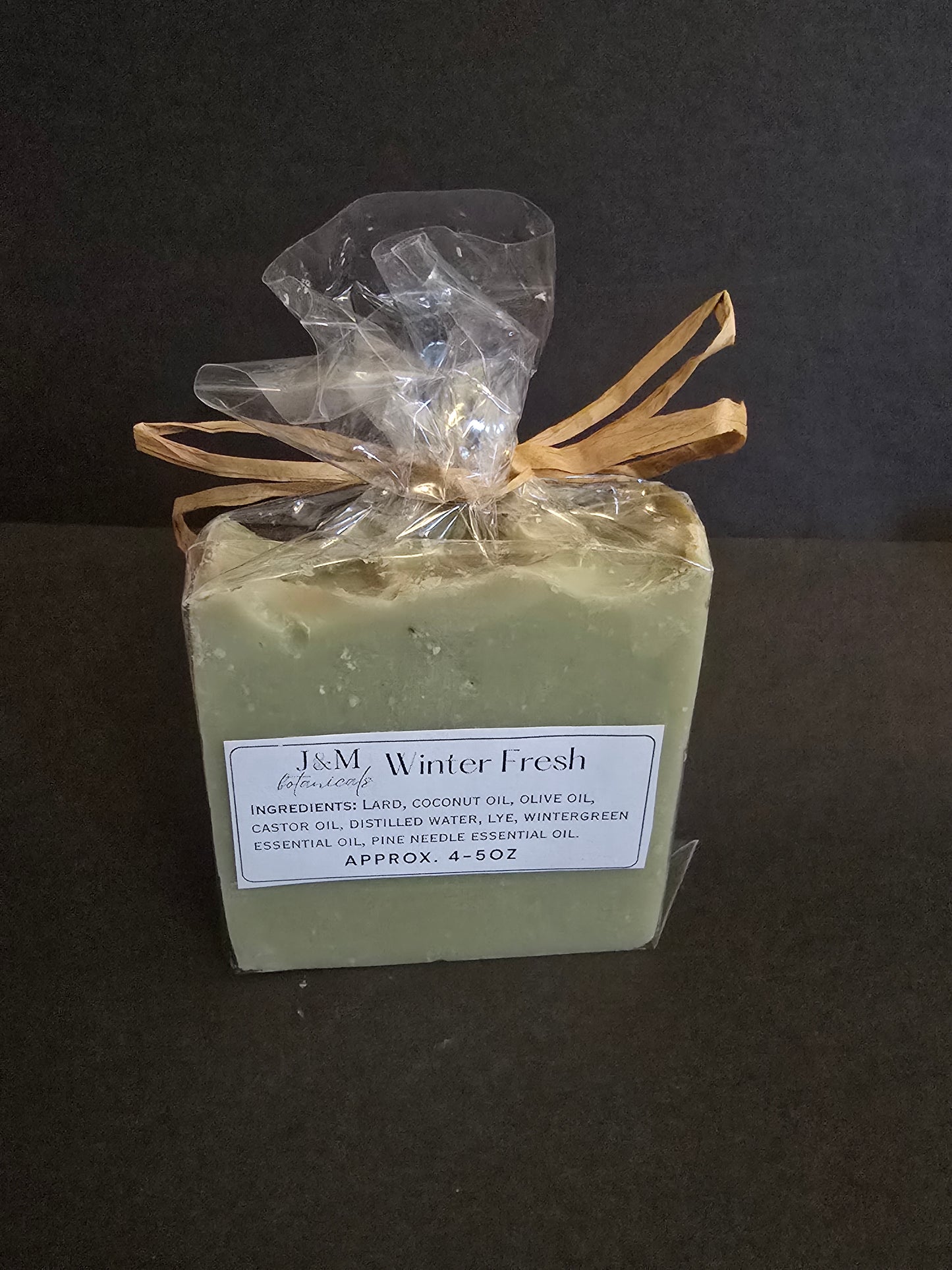 NEW Winter Fresh Lard Soap - J&M Botanicals